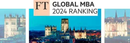 Cathedral at twilight image with FT Ranking logo